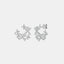 925 Sterling Silver Moissanite Lucky Clover Earrings - Korvel