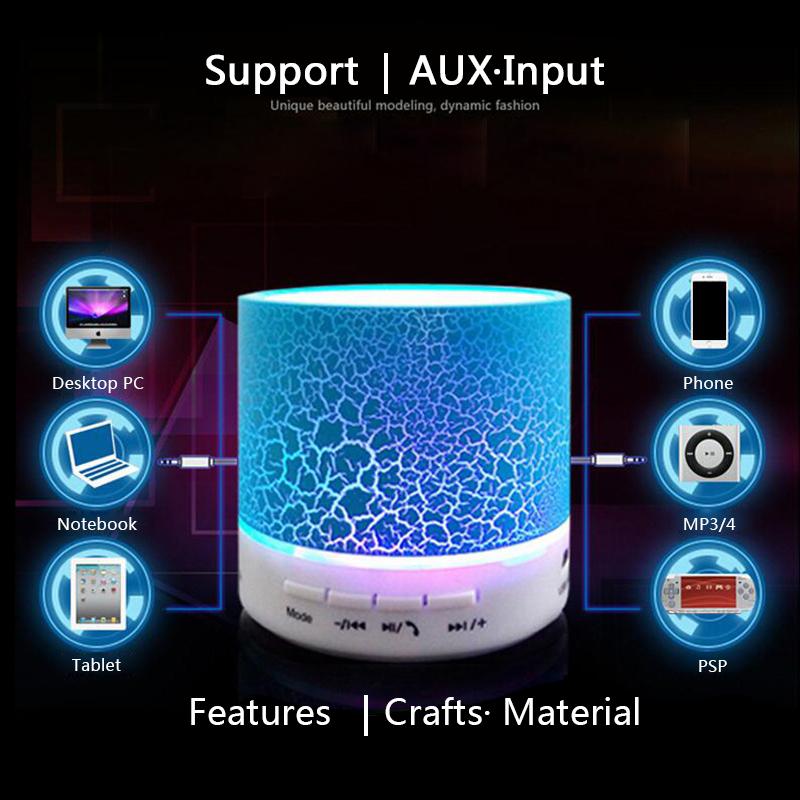 A9 LED Bluetooth Speaker - Portable Wireless Audio Experience
