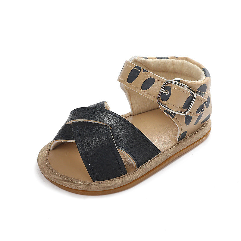 Baby Girl Baby Toddler Shoes Rubber Sole Non-Slip Baby Sandals - Korvel