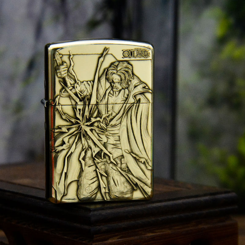 ZORRO 3D Brass Ace Kerosene Lighter