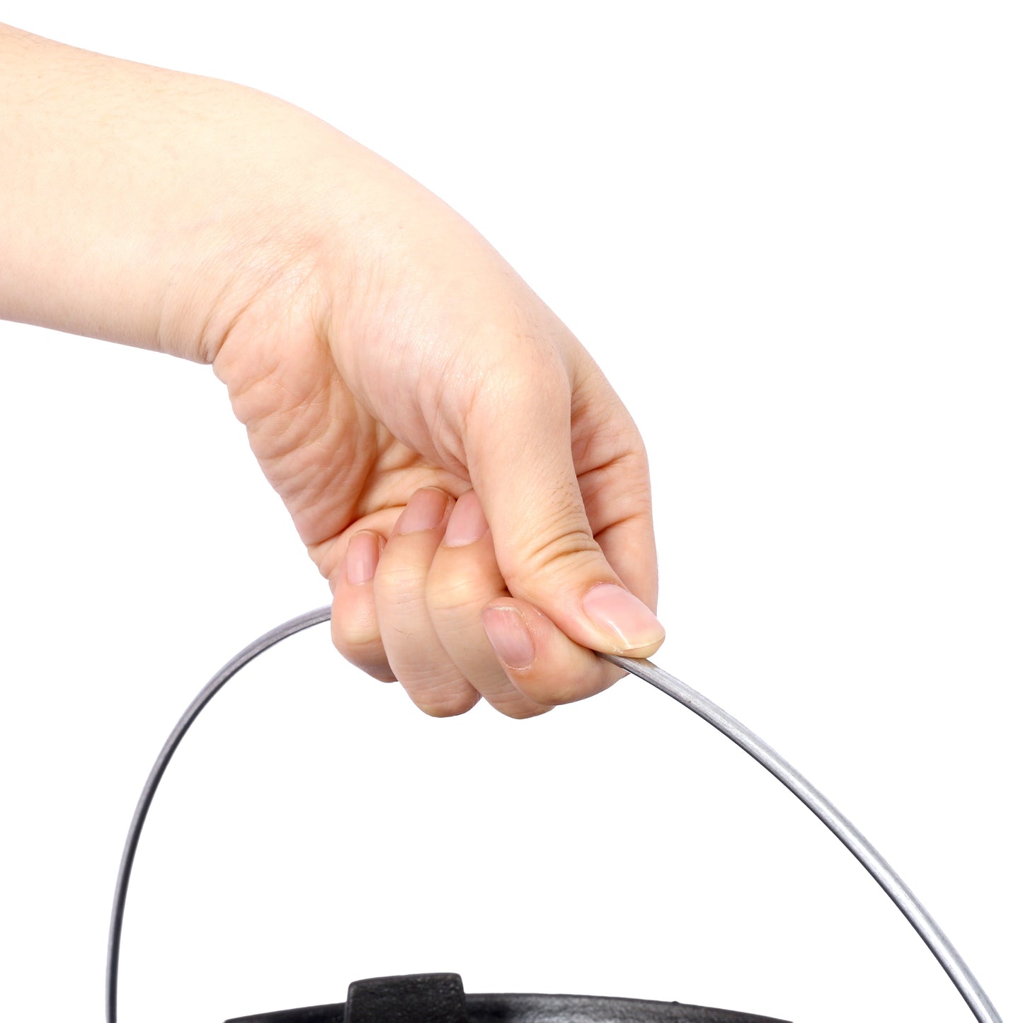 ast iron Dutch oven with lid, outdoor camping deep pot, used for camping, cooking, barbecue and leg rest,  12 Quart - Korvel