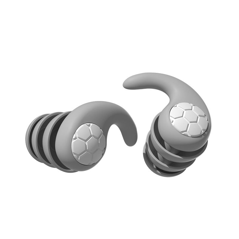 New soundproof and noise reducing earplugs silicone waterproof swimming dormitory noise filter hearing protection - Korvel