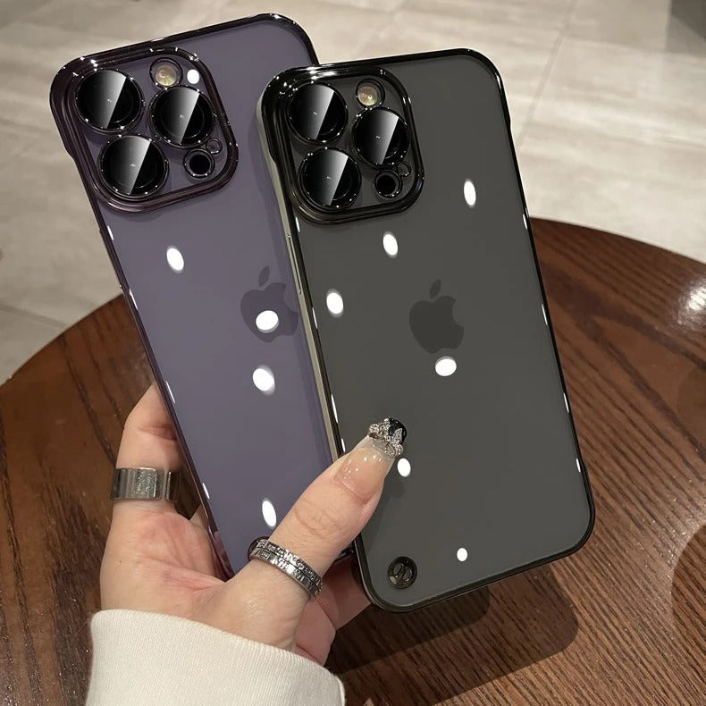 Coque ultra-fine sans cadre électroplaquée pour iPhone 16