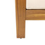 ( Set of 2) Outdoor Acacia Wood Club Chairs with Cushions, Teak+Beige, 27.75"D x 32"W x 27.75"H - Korvel