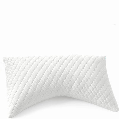 Shredded Memory Foam Bed Pillows for Sleeping, with Washable Removable Bamboo Cooling Sleep Pillow for Back and Side Sleeper - Korvel
