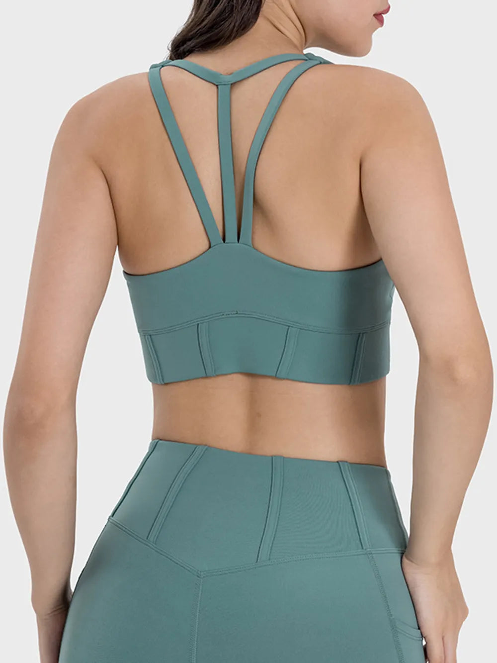 Square Neck Wide Strap Active Tank - Korvel