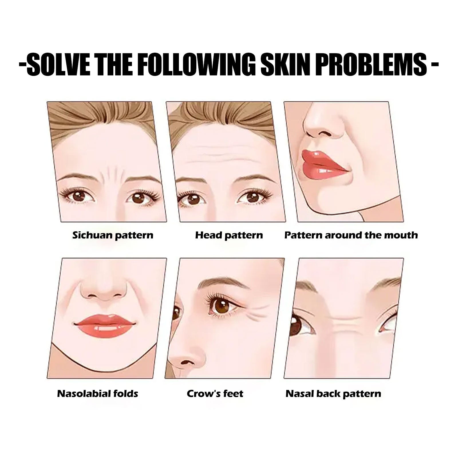 Face Smoothing And Anti-Wrinkle Patch, Lighten The Fine Lines In The Eyes And Lift The Lines On The Head - Korvel