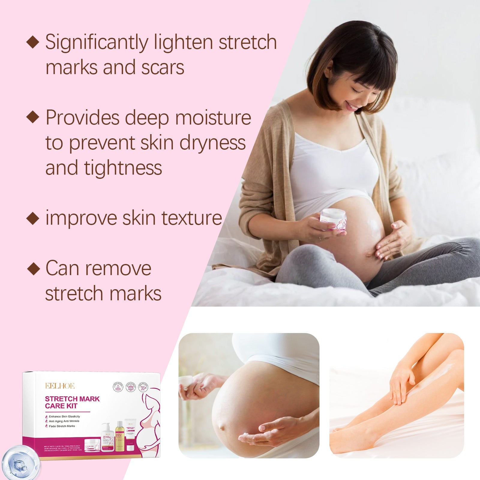 Skin Care Set Gently Moisturizes Postpartum Skin Fine Lines, Firming And Smoothing Skin Body Care - Korvel