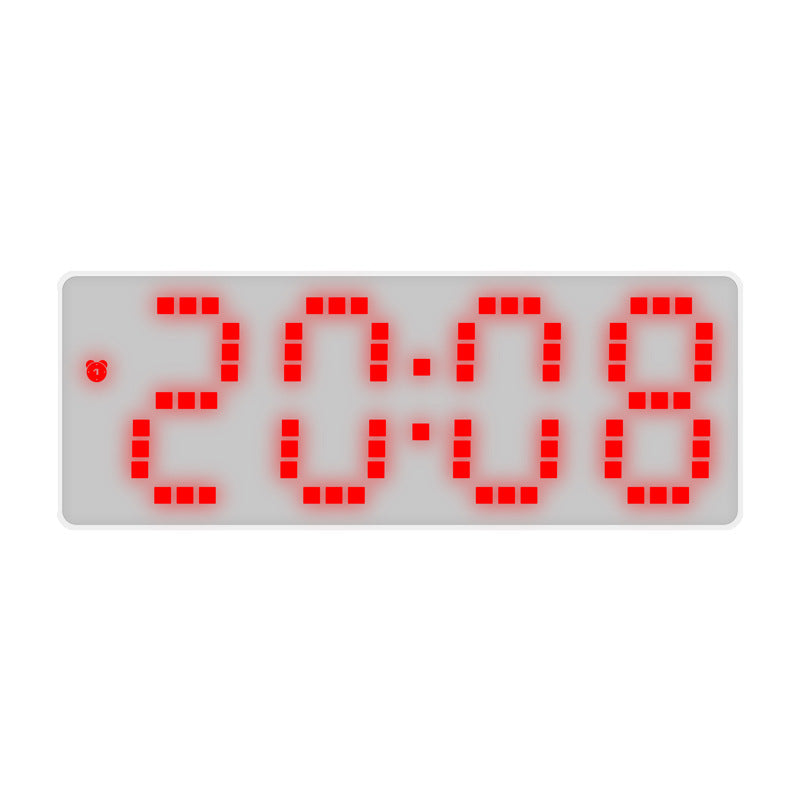 Simple Style LED Electronic Alarm Clock Battery and Plug-in Dual-use Timepiece Yida Time - Korvel