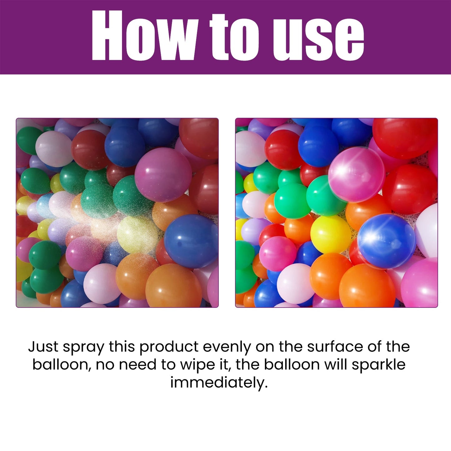 Balloon Atmosphere Gloss Spray for Lasting Shine