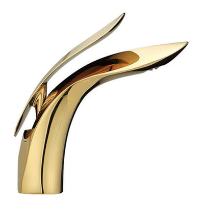 Brass internet celebrity rose gold creative personalized washbasin bathroom washbasin hot and cold - Korvel