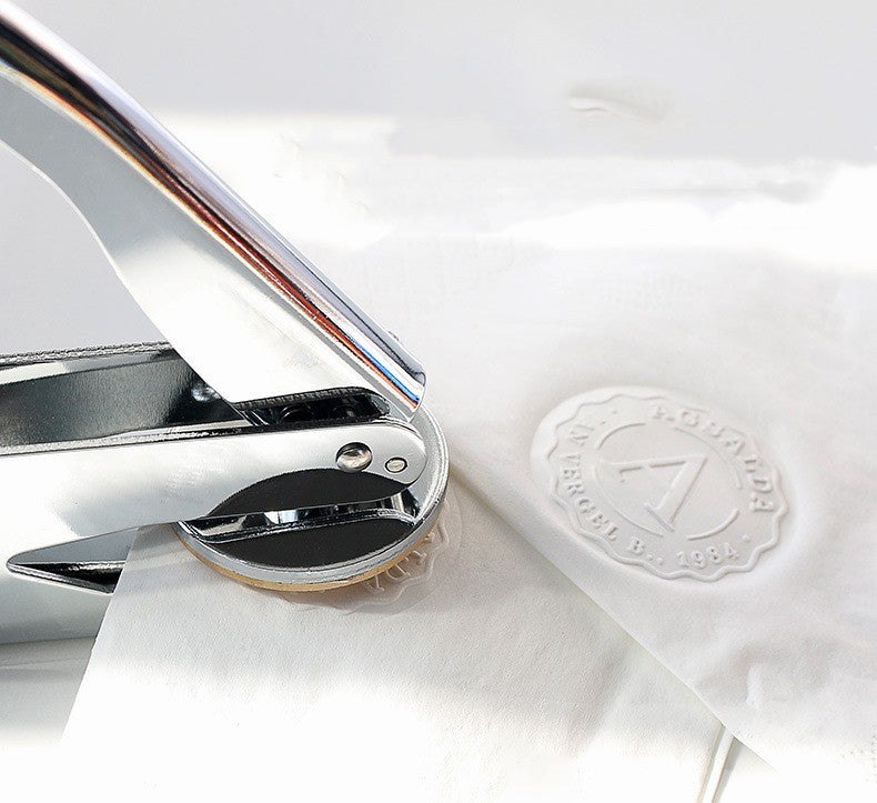 Handheld pliers with engraved steel stamp pattern logo embossed steel stamp embossing seal carving DIY - Korvel