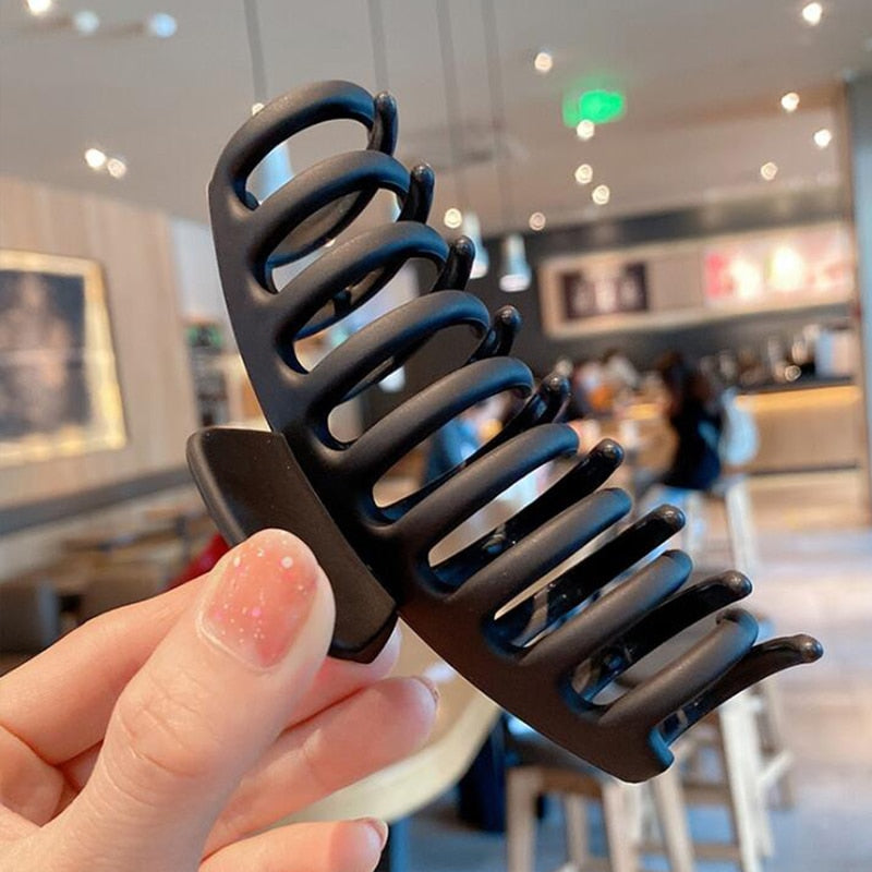 Elegant Korean Large Acrylic Hair Claw for Women