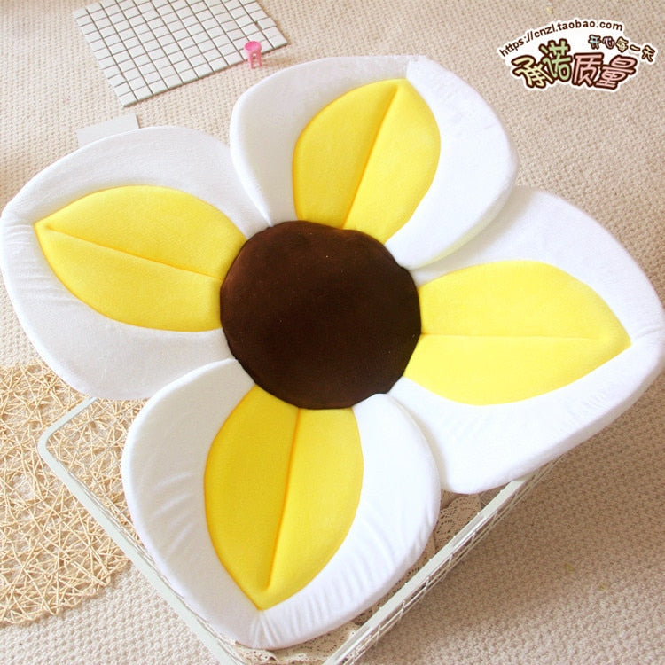 80CM Baby Bath Mat Blooming Bath Tub Flower Baby Bath Sink Safe Newborn Infant Shower Bathing Foldable Security Petal Seat Pads - Korvel