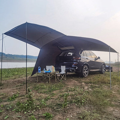 Large Multifunctional Outdoor Zipper Tents for Camping - Water - Repellent, Rainproof, Sunscreen, for Multiple People - Korvel