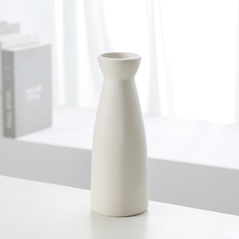 Ceramic vase decoration home living room wine cabinet flower planter modern decorative flower set of 3 pieces - Korvel