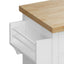 Elegant Kitchen Island Cart with Storage and Locking Wheels