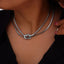 Titanium Steel Knot Necklace - Korvel