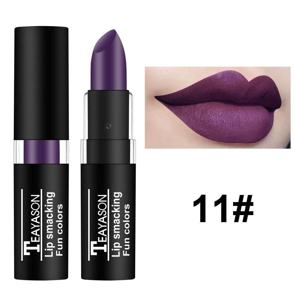Lipstick White Nude Vampire Olive Green Black Purple Halloween Creative Makeup Retro - Korvel