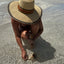 Sombrero de sol tejido a mano