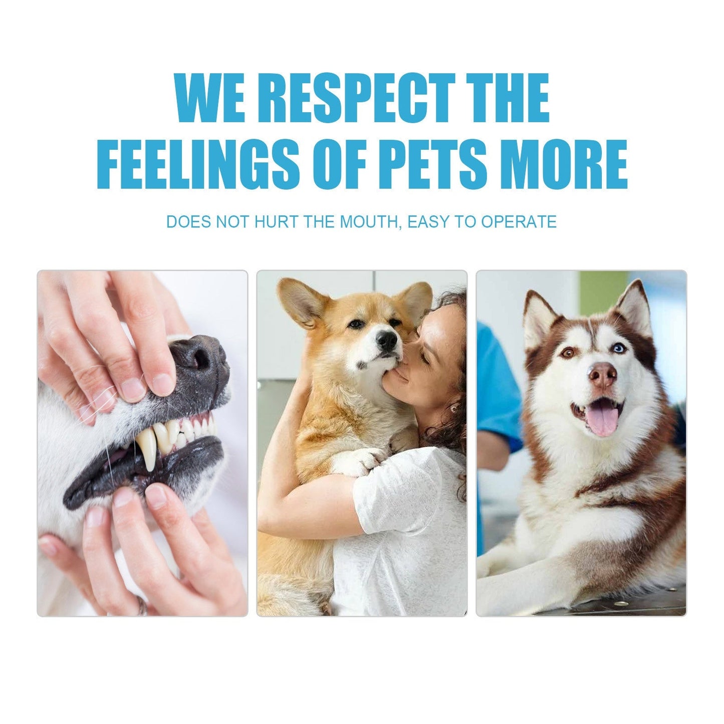 Pet Toothpaste for Dogs and Cats Oral Care Edible Fresh Breath Dental Cleaning - Korvel