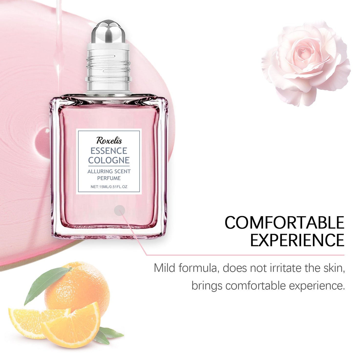 Eau de Toilette Rose Pêche - Parfum Floral Élégant