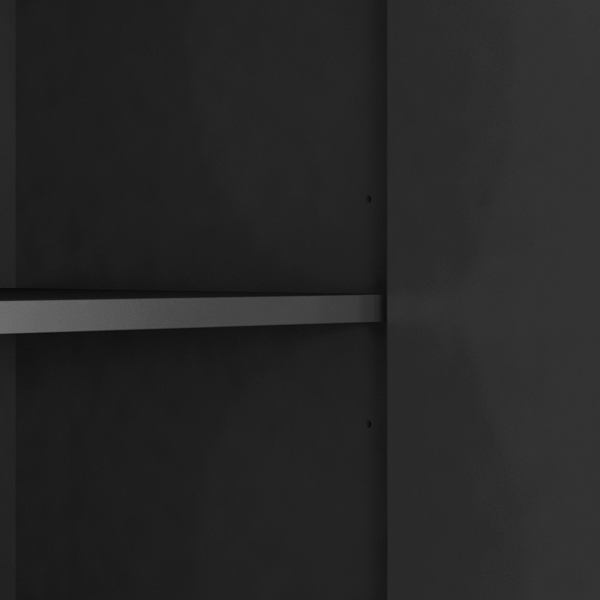 Modern kitchen buffet lockers with storage space, drawers and doors, and a large coffee bar with adjustable kitchen shelves - Korvel
