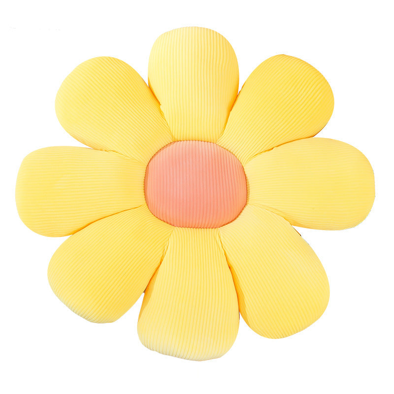Daisy Flower Shaped Office Cushion, Computer Cushion, Sun Flower Tatami Cushion, Flower Petal Pillow, Cute Packaging - Korvel