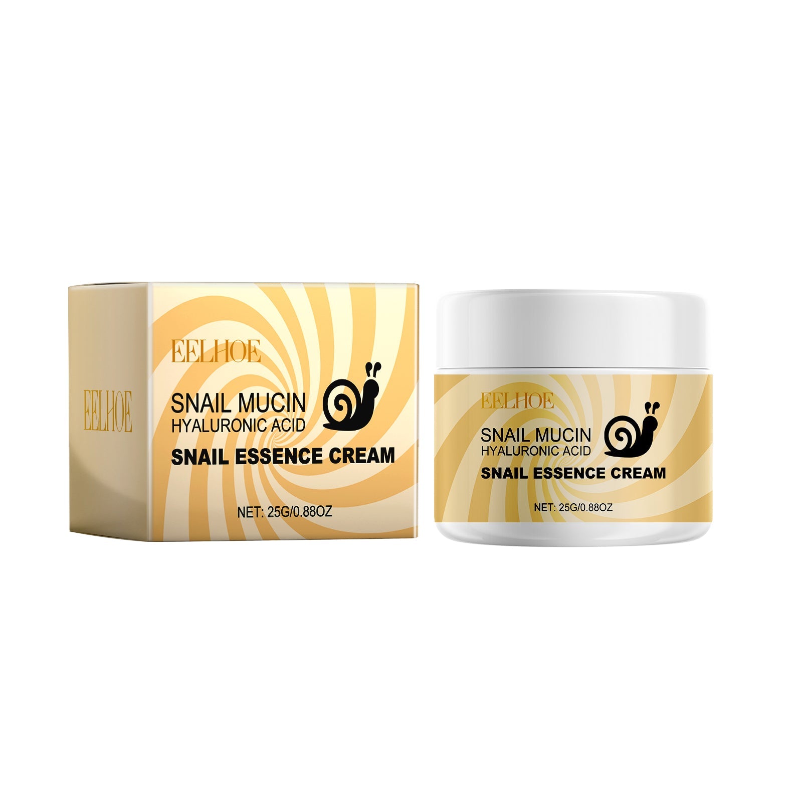 Snail Essence Cream, Lighten Fine Lines Hydrating Moisturizing Whitening Skin Protein Repair Cream - Korvel