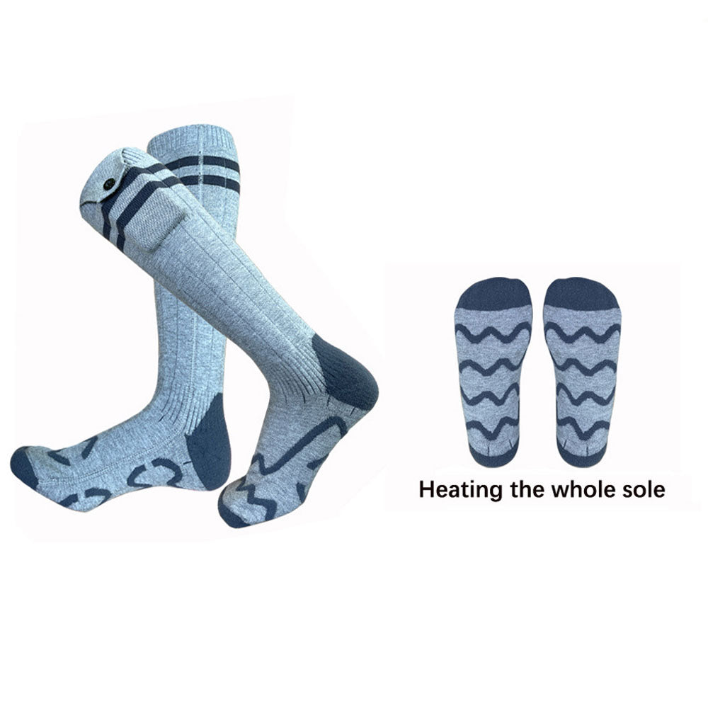 Bluetooth app electric socks electric heating warm socks outdoor skiing socks electric heating socks - Korvel