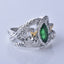 Anillo Poderoso de Plata S925 - Diseño de Dos Tonos