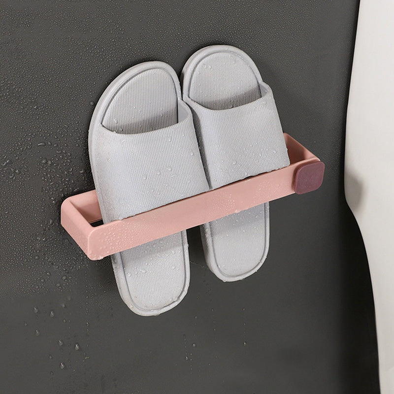 Punch-Free Shoe Rack Bathroom Slippers Rack a Lot Of Toilet Storage Wall Hanging Rack - Korvel