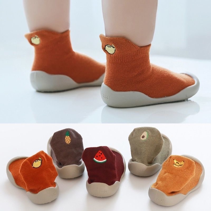 Baby Floor Socks Baby Spring and Autumn Seasons Indoor Anti slip Walking Shoes Newborn Cool Insulation Soft Sole Anti drop Socks Shoes - Korvel