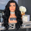 Premium Body Wave Lace Front Wig - Black Synthetic Hair