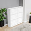Shoe Storage Cabinet for Entryway, 6 Tiers Shoe Organizer with Carved Panels Vertical Shoe Cabinet for Front Door Entrance - Korvel