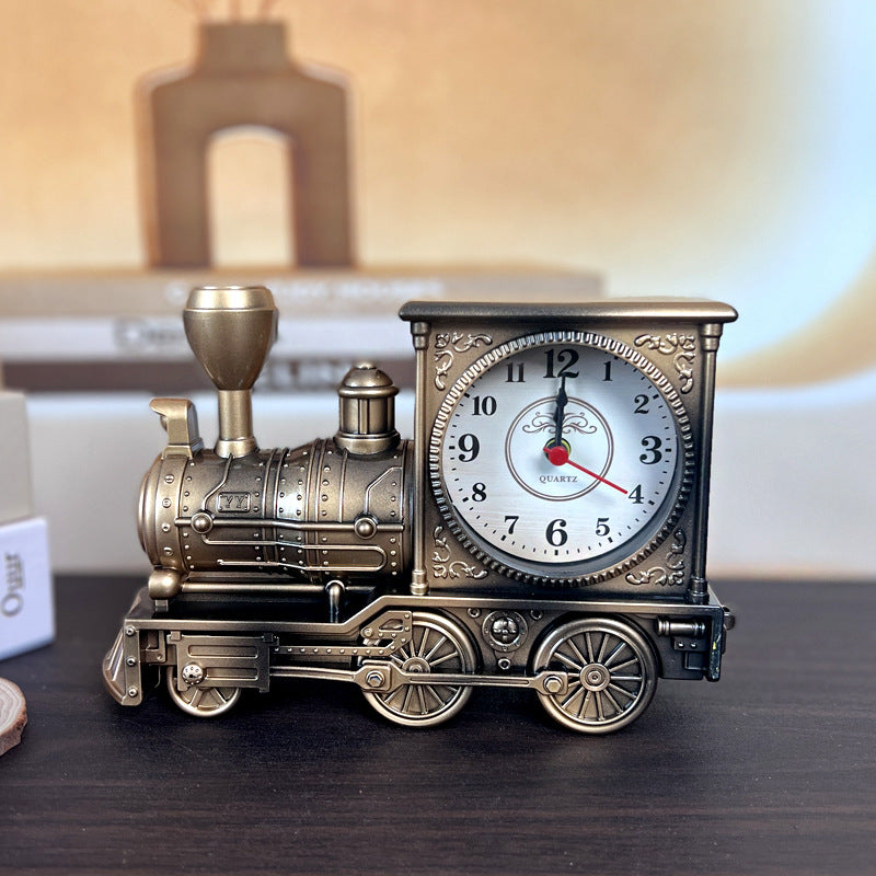 Reloj Despertador Estilo Tren para el Hogar y la Oficina