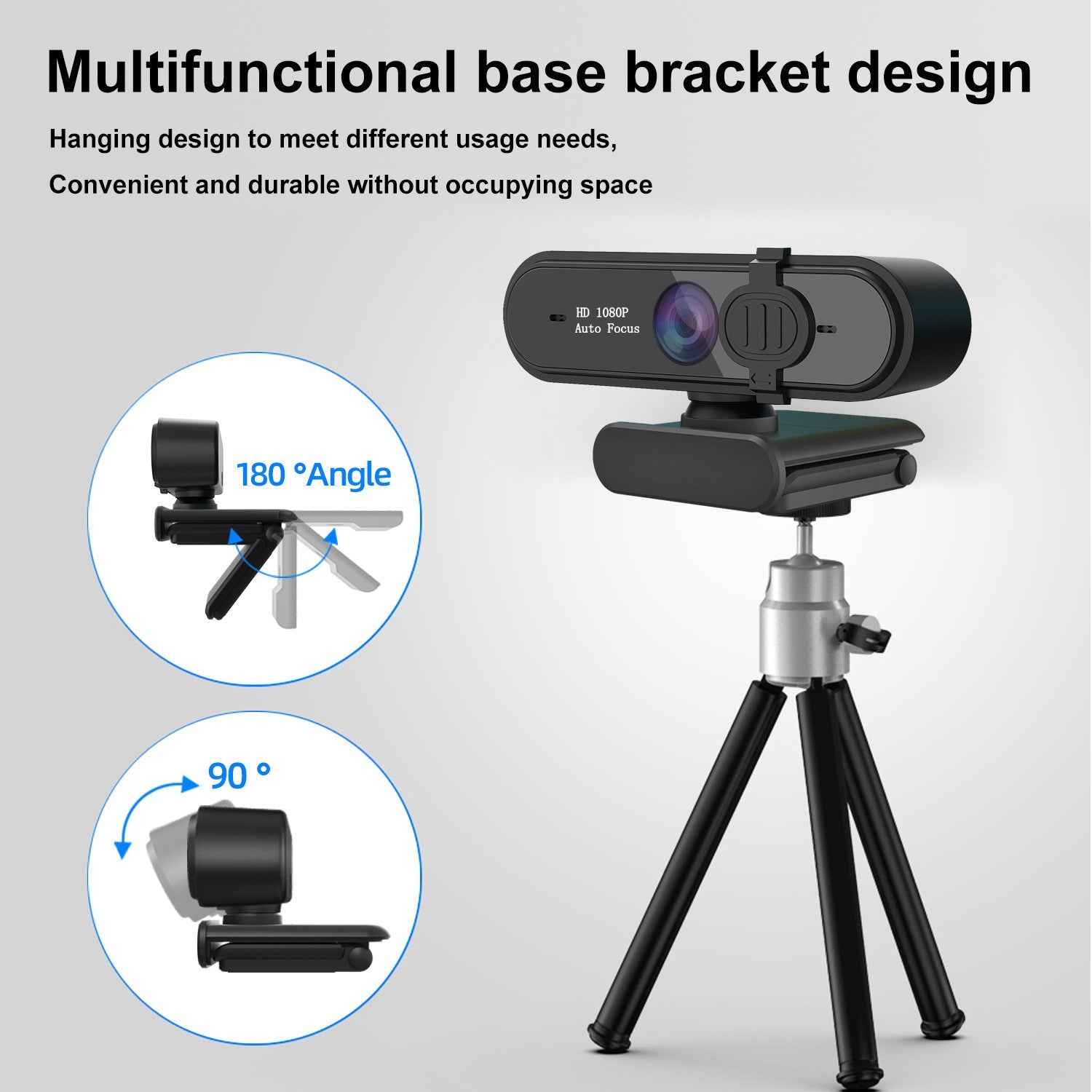 Computer camera with 5 million AF and 1080P autofocus for business video conferencing and online courses - Korvel