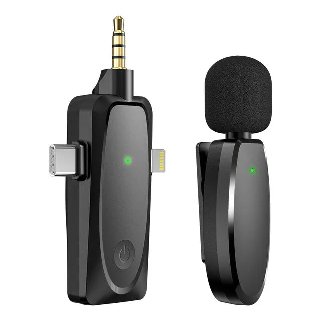 Premium Wireless Lavalier Microphone for Mobile Streaming