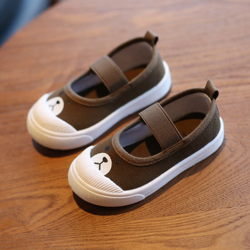 Zapatos Premium de Lona Blanca para Primeros Pasos de Niños