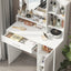 Makeup Vanity Desk with Mirror & Light - Korvel