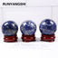 Natural crystal ball polished crystal crafts Blue-vein stone sodalite Wish ball ornament - Korvel