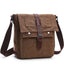 Men Business Messenger Bags For Men Shoulder Bag vintage Canvas Crossbody Pack Retro Casual Office Travel Bag - Korvel