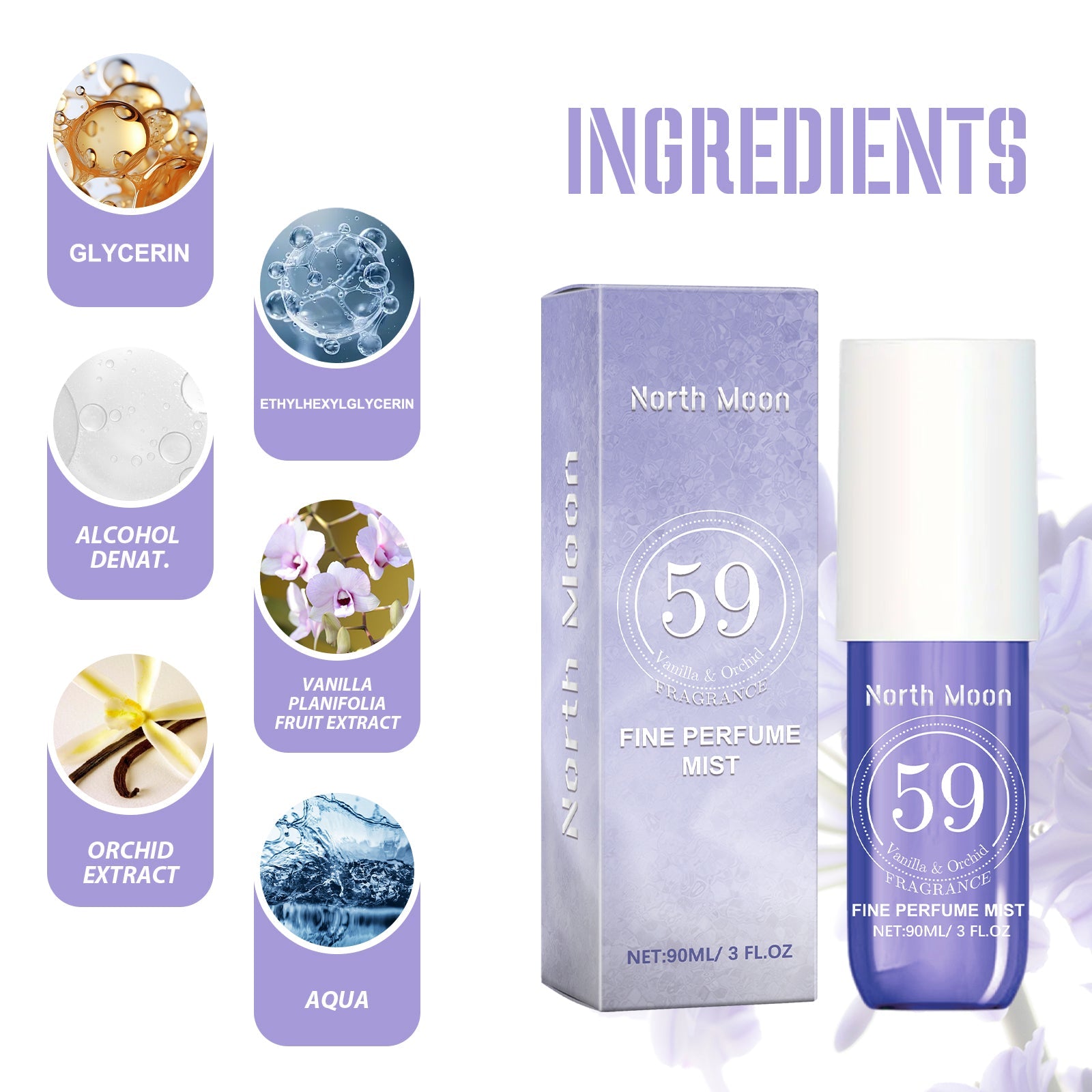 Fine Perfume Mist, Fresh Natural Orchid Light And Durable Fragrance Dating Perfume - Korvel