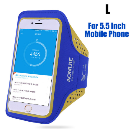 AONIJIE  Running Arm Pack Outdoor Sport Hiking Camping Gym Fitness 5.5 4.7 Inch Touch Screen iPhone 6S Mobile Phone Bag - Korvel
