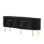 Soporte de TV Moderno U-Can para TVs de hasta 80 Pulgadas - Negro