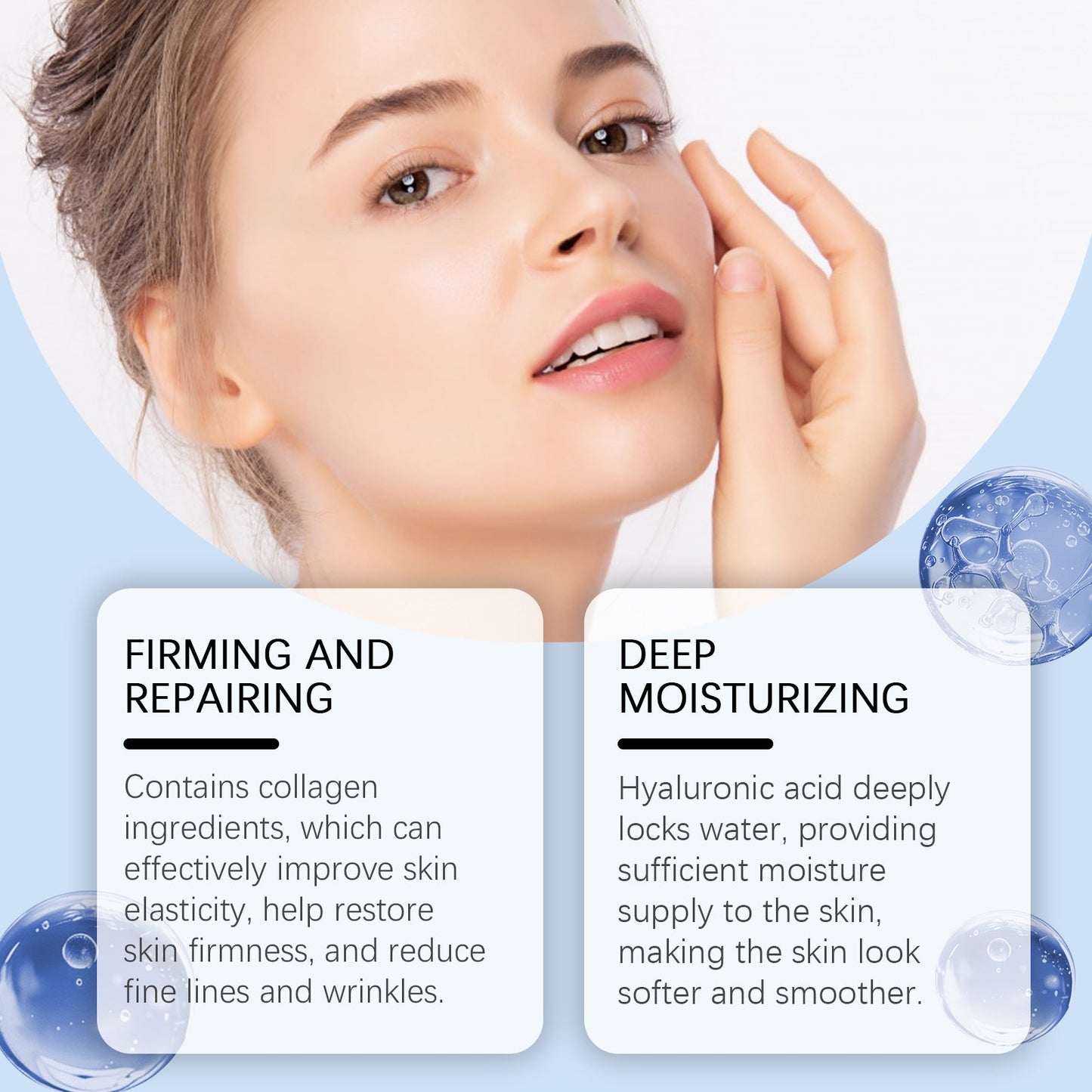 Firming Serum, Collagen Firming, Moisturizing, Smoothing Fine Lines, Nourishing And Elastic Essence - Korvel