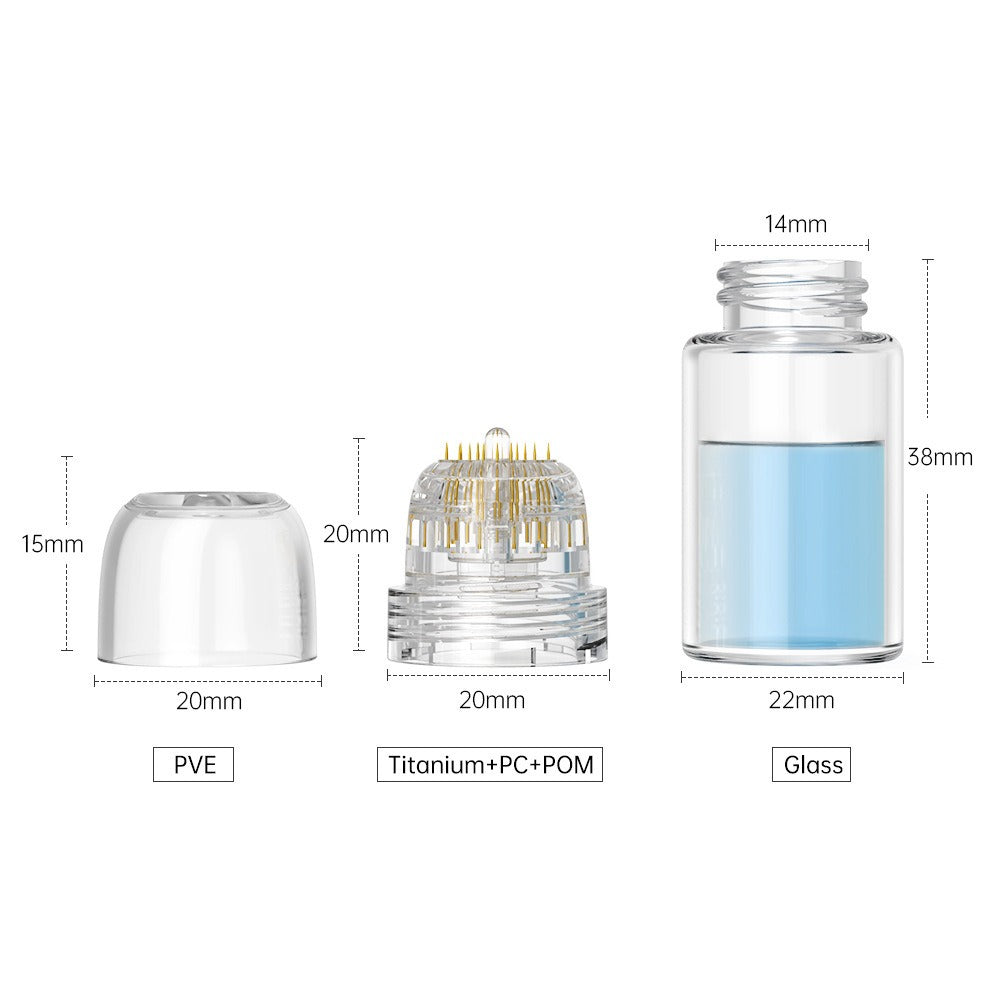 hydra roller 20 pins microneedling hydra roller stamp hydra needles derma stamp - Korvel