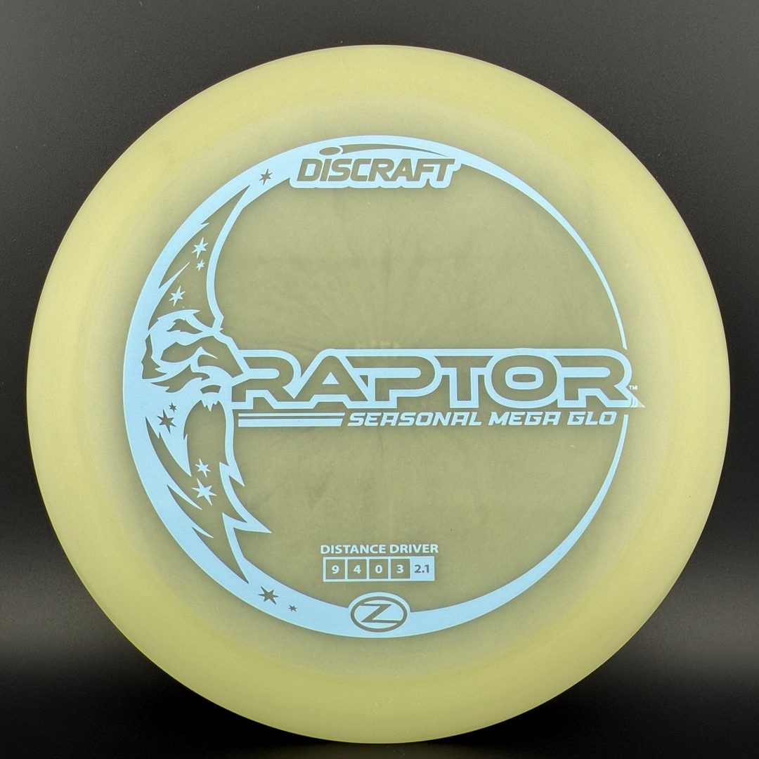 Mega Glo Raptor - Premium Glow Disc Golf Driver