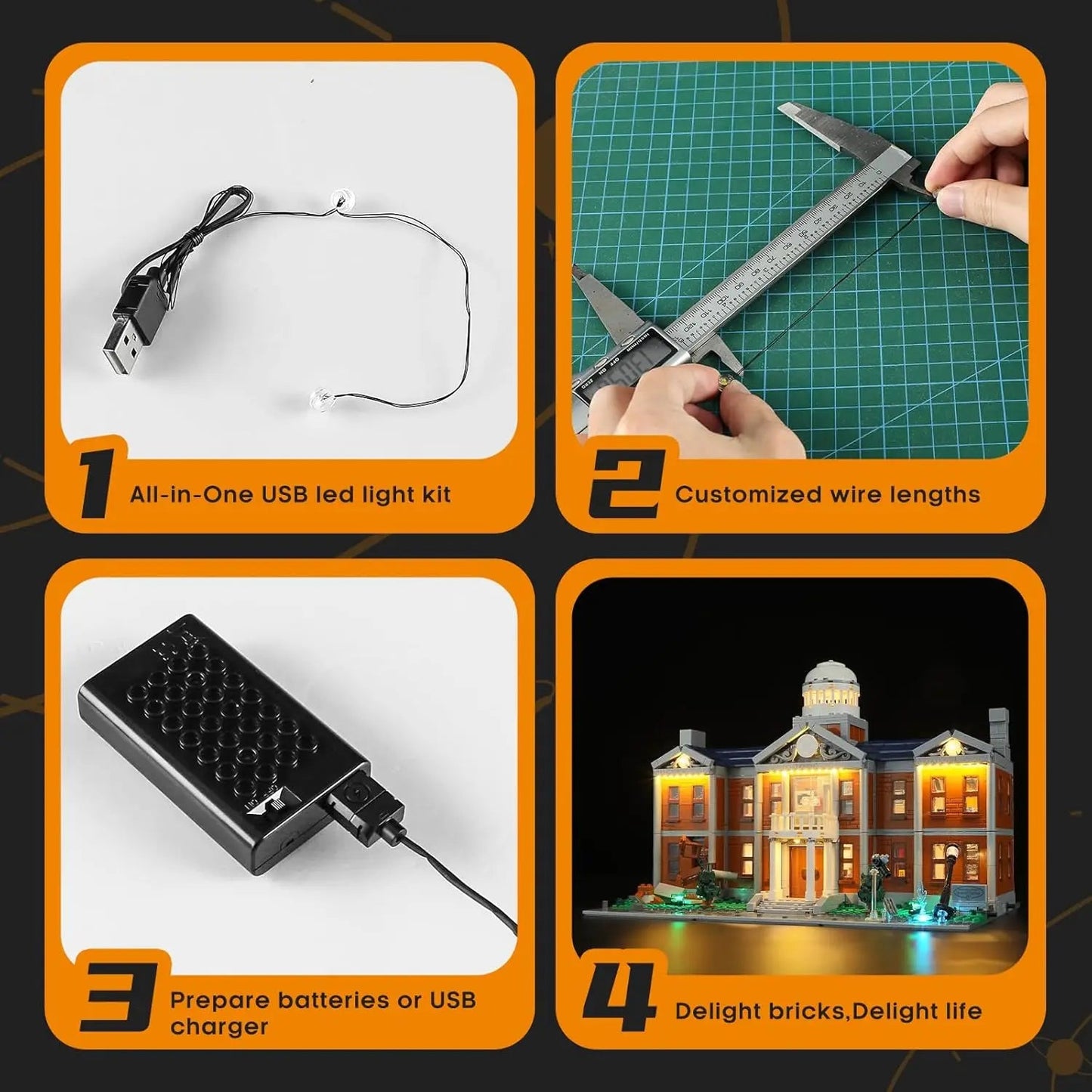 Xavier Genius Youth School LED Lighting for Building Sets