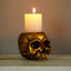 Small Golden Skull Decoration Desktop Small Storage succulent basin tabletop candle holder - Korvel